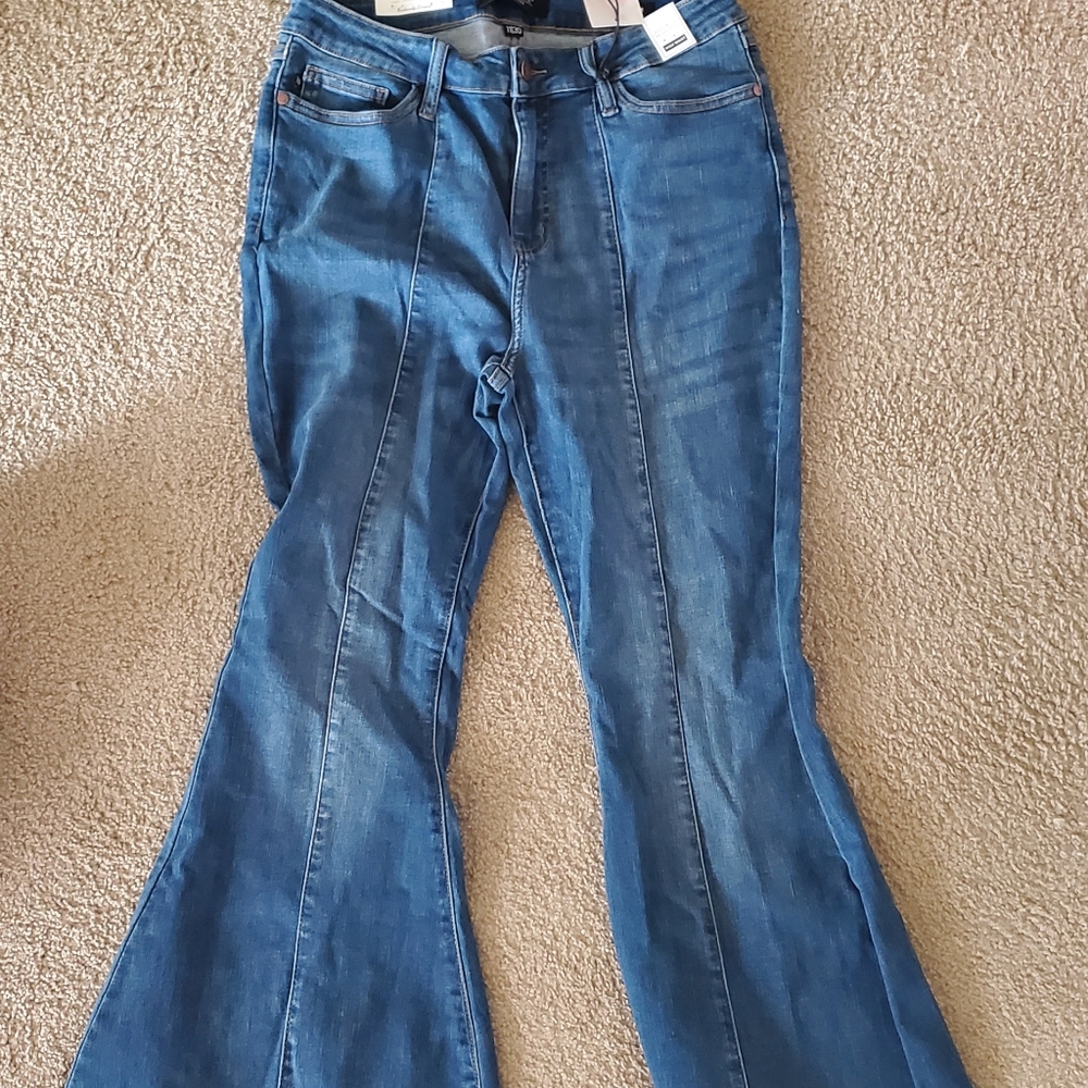 NET Judy Blue Bell Bottom Jeans